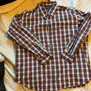 RALPH LAUREN POLO Plaid Button down